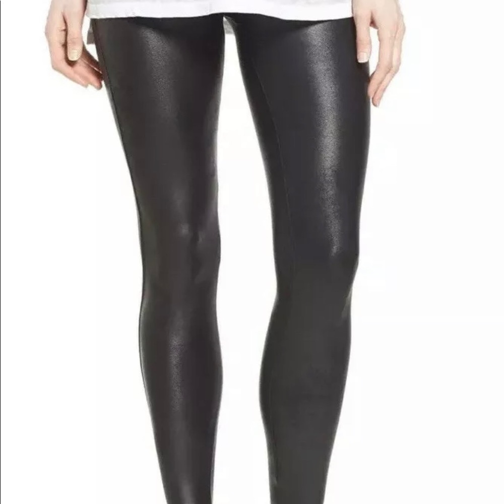Spanx faux leather leggings